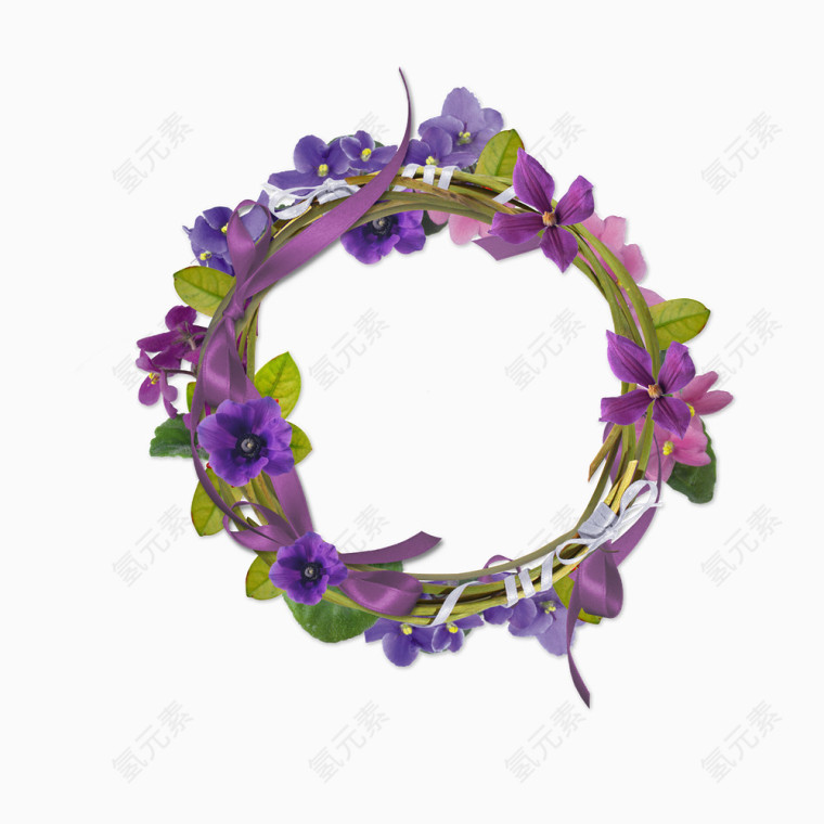 浪漫边框花纹