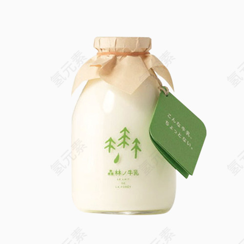 品林牛乳素材