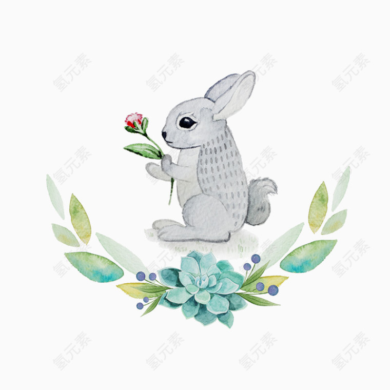 卡通精美兔子