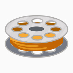 手绘卡通线圈素材