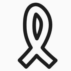 预防艾滋病标志图标