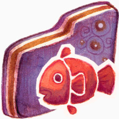 可疑的紫罗兰色的文件夹summer-love-icons