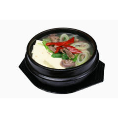 狗肉炖豆腐图片素材