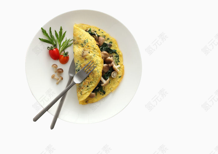 菠菜蛋饼