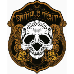 皇室欧美复古骷髅头