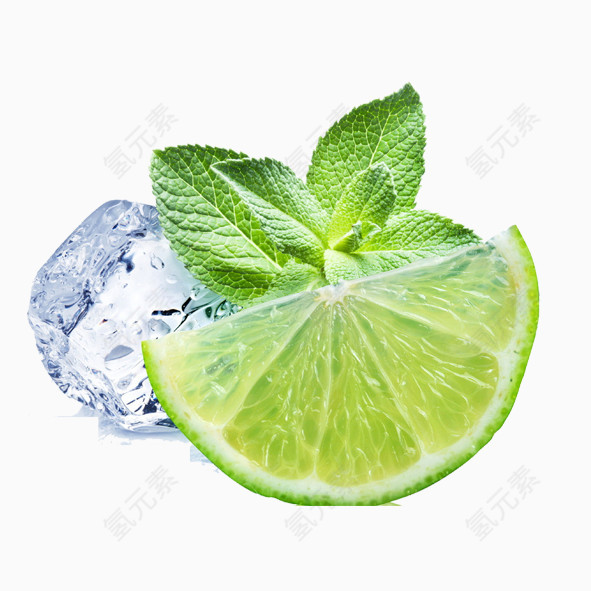 夏天清凉清爽的冰块