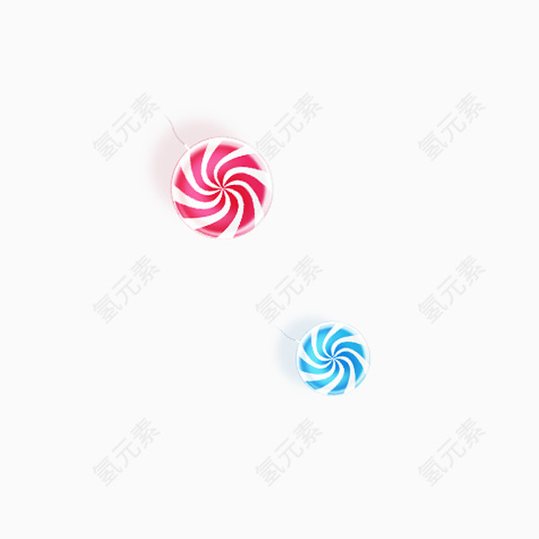 卡通手绘棒棒糖