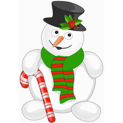 Q版卡通圣诞小雪人