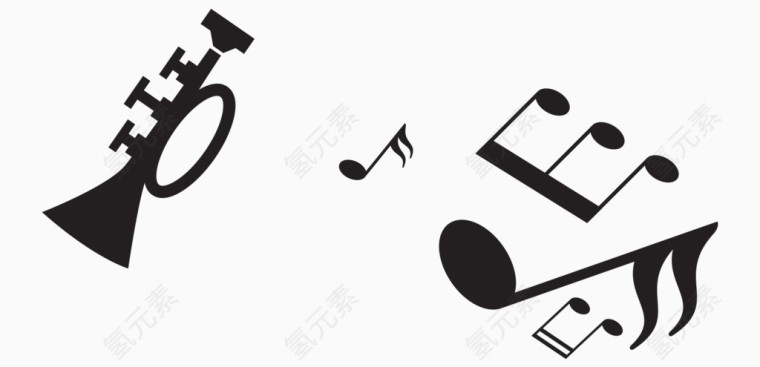 黑色音符