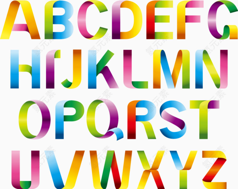 26精美英文字母