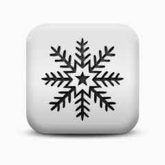 磨砂白广场图标自然奇迹雪花SC自然奇观