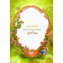 国外精美花纹边框