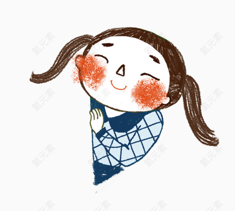 红色卡通购物袋购物盒