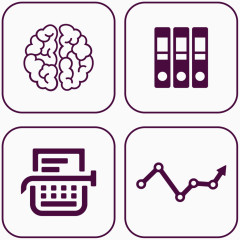 学校学生学习用品小图标