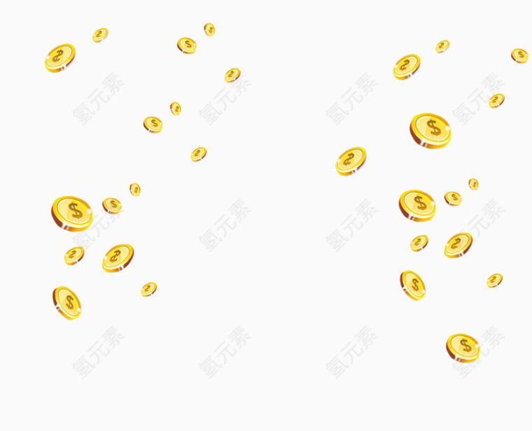 漂浮的金币