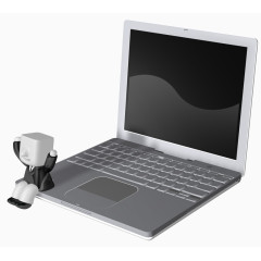 3d小人标志商务风格