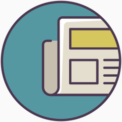 文件金融杂志杂志新闻报纸小报线的颜色组合3