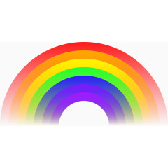 卡通彩虹