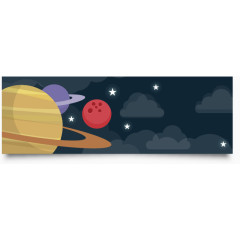 矢量卡通太空元素