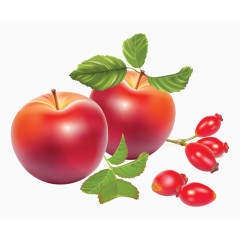 手绘水果苹果蔬果