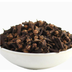 白色碟子里的丁香