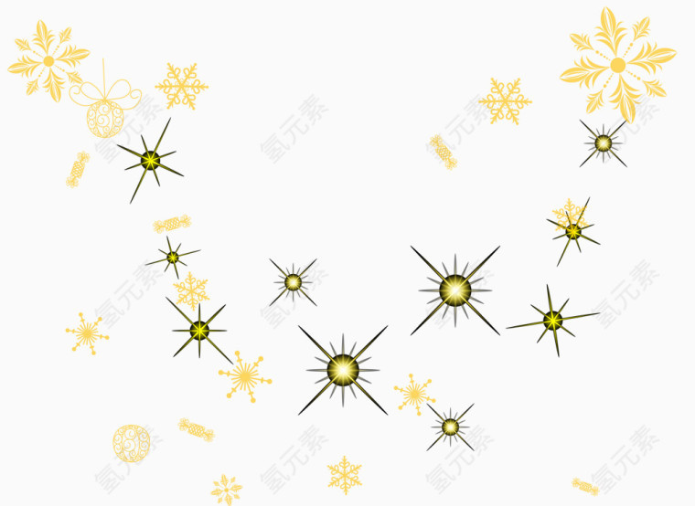 闪耀金色粒子背景