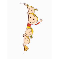 淘宝天猫首页漂浮素材 卡通人物