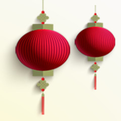 两个红灯笼
