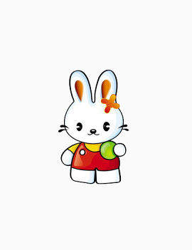 一只可爱的小兔子