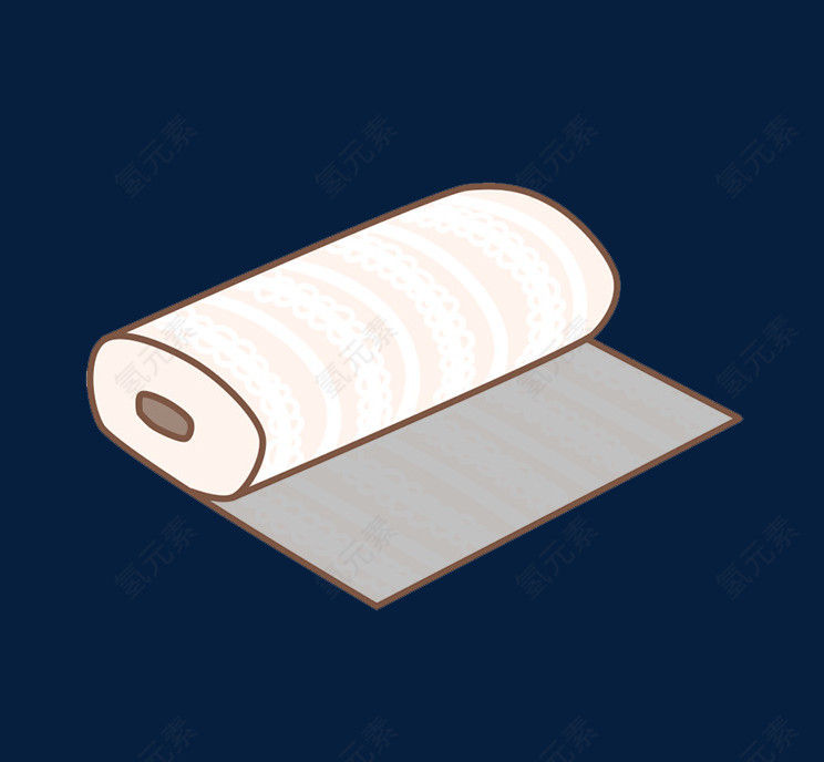 卡通手绘线条枕头