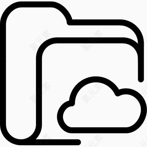 Folder Cloud Icon