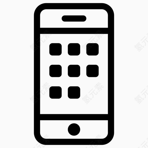 呼叫通信移动电话电话48个气泡