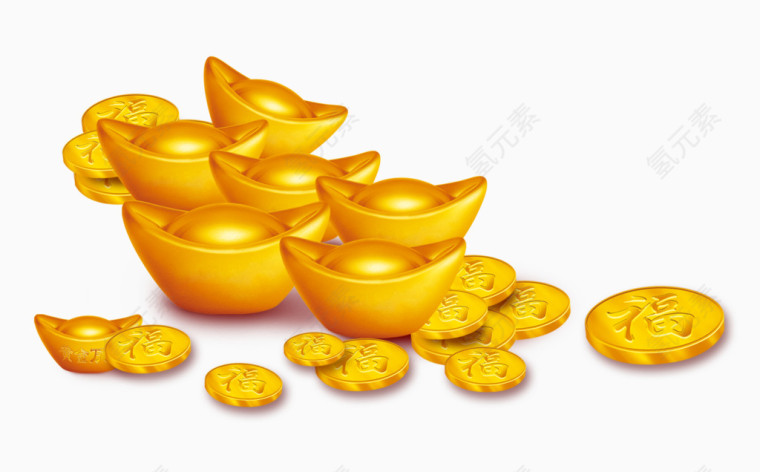元宝金币元