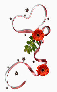 手绘装饰素材花草标签