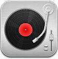 音乐记录球员红色的cold-fusion-hd-icons