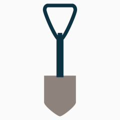 可爱卡通手绘简约铁铲