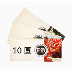 彩色矩形优惠劵