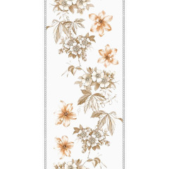 一幅淡雅小花团画