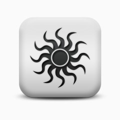 磨砂白广场图标自然奇迹太阳自然奇观