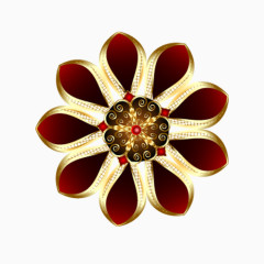 欧式金边花纹装饰