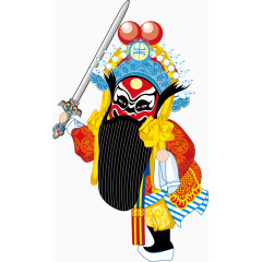 高清京剧卡通人物Png