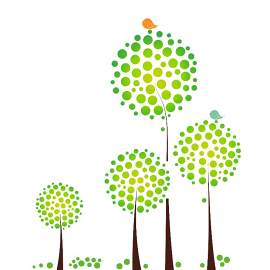 树木图片_矢量图素材_绿色下载