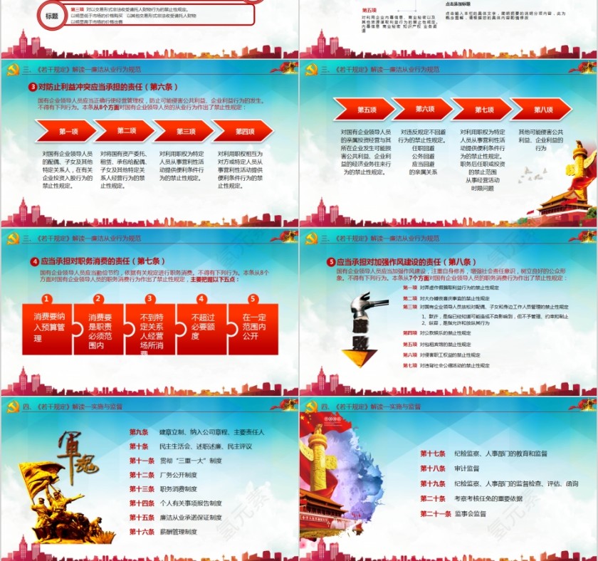 严守党纪国法坚持廉洁从业廉政PPT第6张