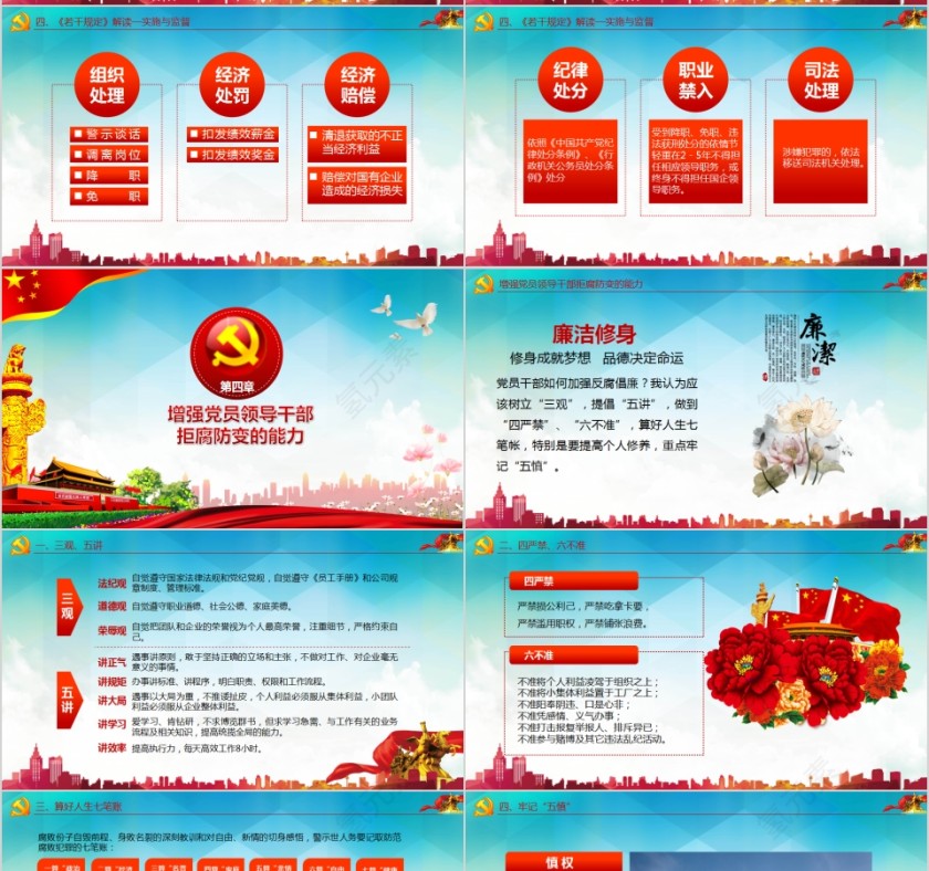 严守党纪国法坚持廉洁从业廉政PPT第7张