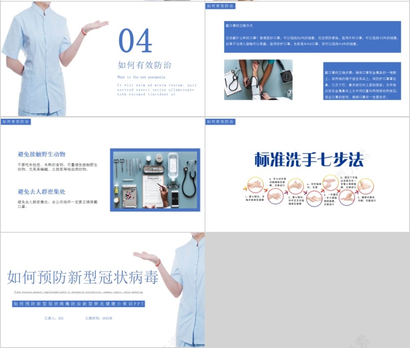 如何预防新型冠状病毒防治新型肺炎健康小常识PPT第4张