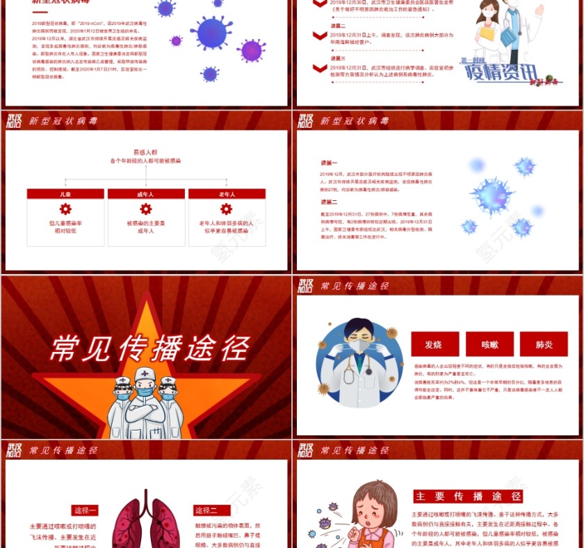 遏制疫情科学防治精准施策PPT模板第2张