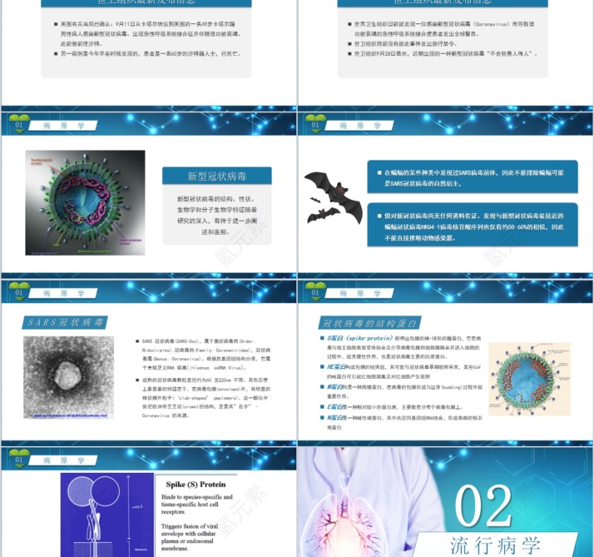 新型冠状病毒感染病例诊疗方案PPT模板第2张