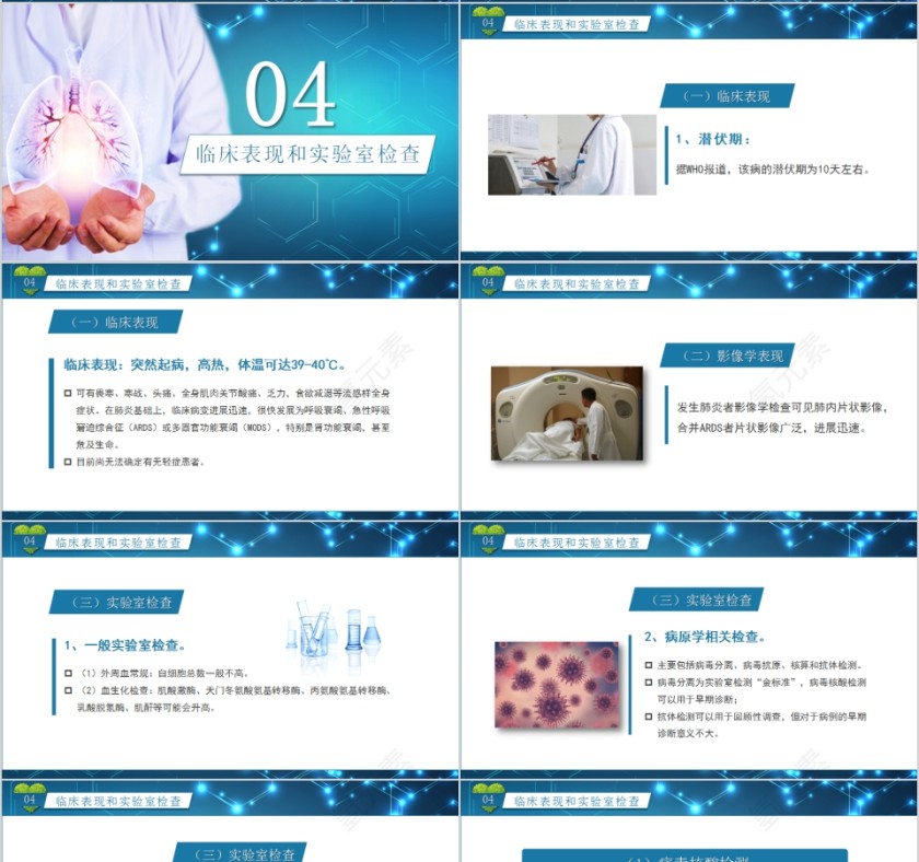 新型冠状病毒感染病例诊疗方案PPT模板第4张