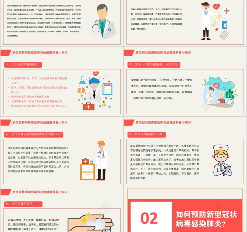 预防新型病毒科普知识宣传PPT第2张