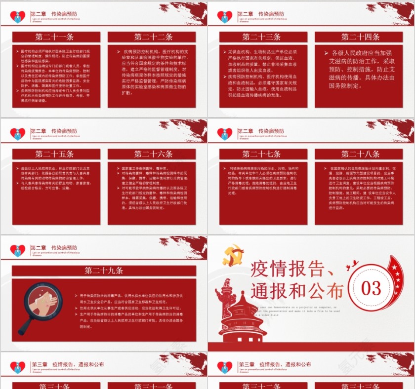 中华人民共和国传染病防治法PPT模板第4张
